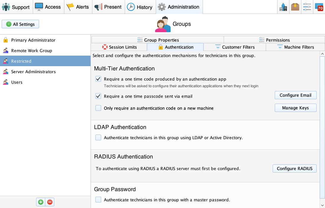 SimpleHelp - Authentication Guide